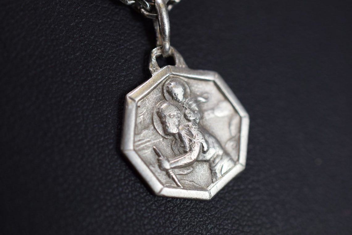 Charm Saint Christophe Argent