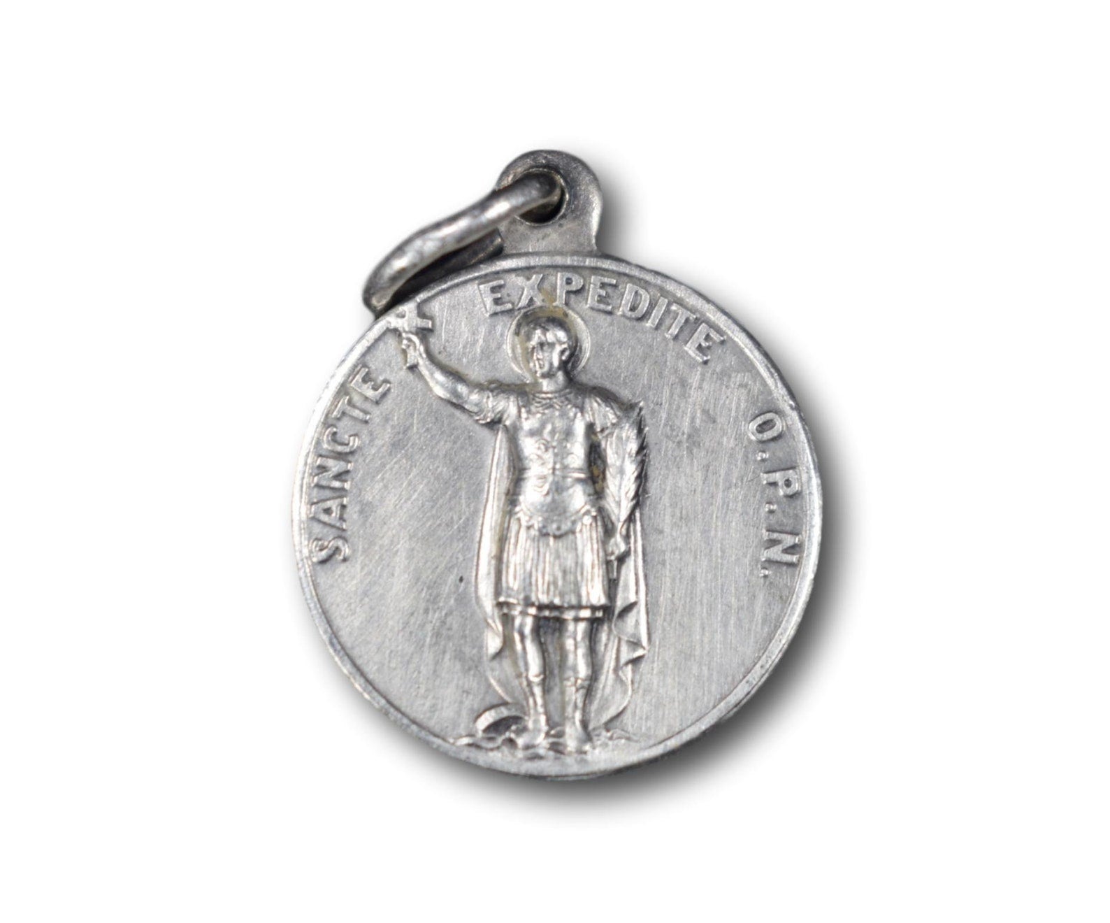 Saint Expedite Pendant Necklace