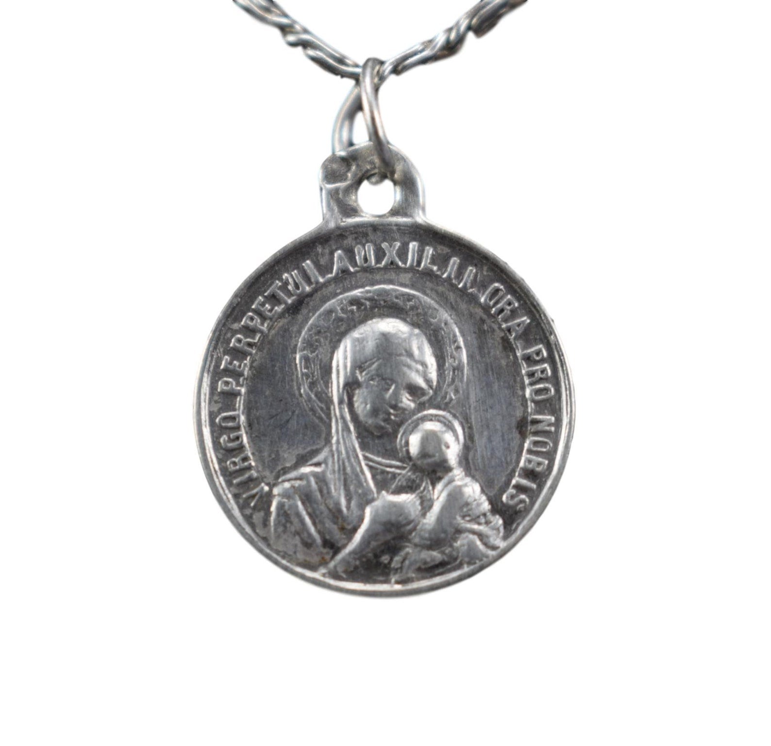 Saint Alphonse Marie de Liguori Pendant Mary Medal Our Lady of Help Charm