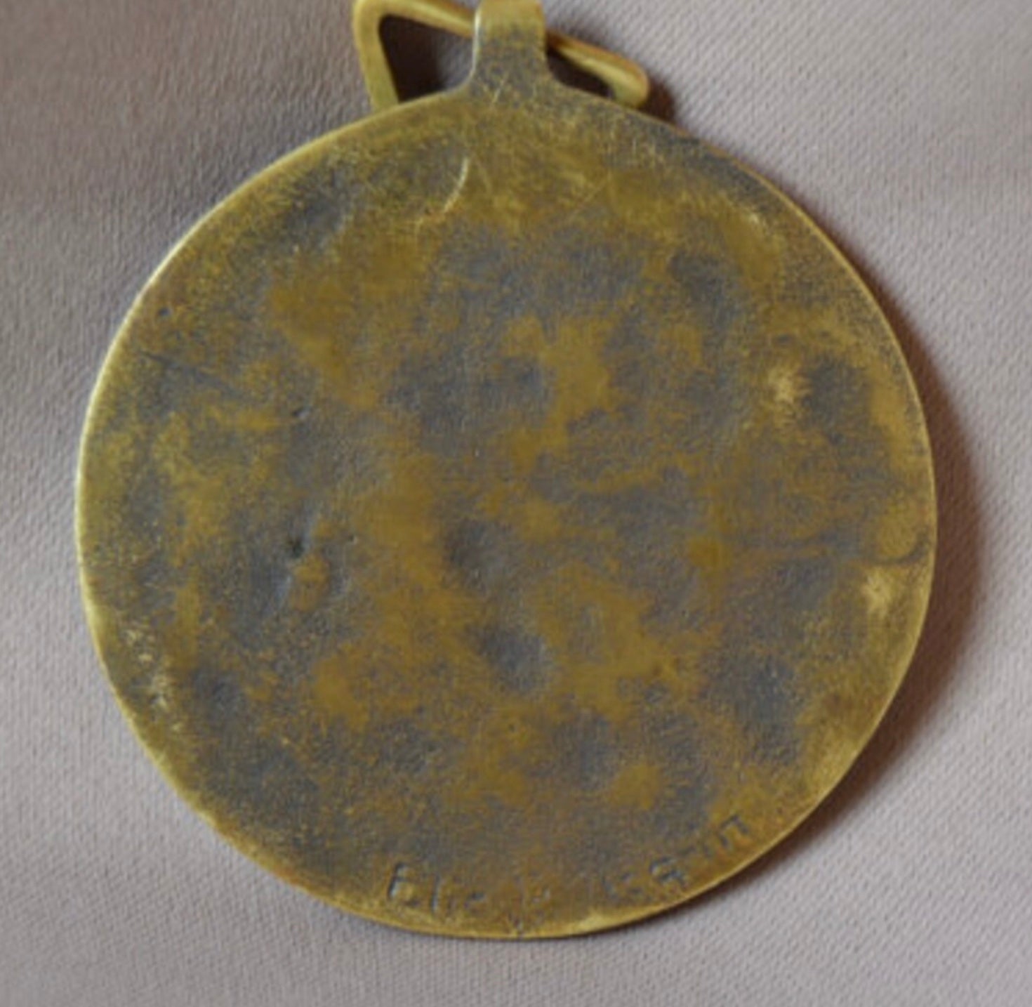 Pellegrin Bronze Cradle Medal